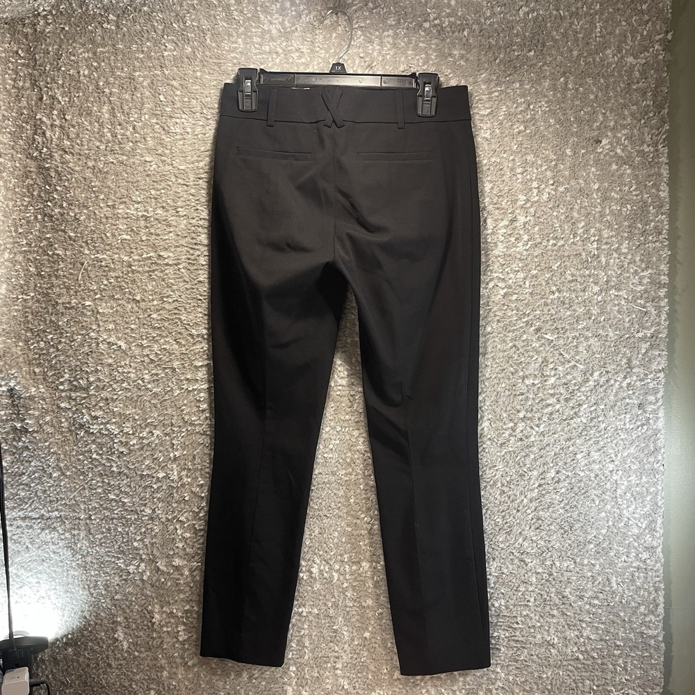 Anthropologie The Essential Slim Black Pants Size 2 Ankle Stretch Preppy Career - Picture 3 of 10